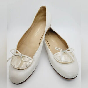 Bruno Magli White Ballet Flats 6.5